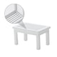 thumbnail image 5 of 1 pieza de mesa de té de madera, modelo creativo de mesa de centro, minimueble decorativo (blanco), 5 of 7