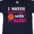 thumbnail image 4 of Inktastic I Watch Basketball with Daddy Boys or Girls Baby Bodysuit, 4 of 5