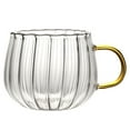 thumbnail image 1 of Kitchen Supplies Glass Pumpkin Cups Glasses Decor Clear Mug, 1 of 7