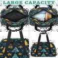 thumbnail image 5 of Qzaxky Personalized Christmas Bag Gym Bag Custom Duffle Bag Christmas Bag with Name Overnight Bag Christmas Moon Trees, 5 of 7