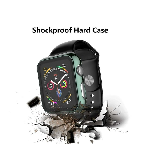for 40mm Apple Watch Series 4 5 6 SE Nike Edition Case 1 Pack Built in Screen Protector Overall Protective Case TPU Ultra Thin Bumper Flexible Lightweight Cover Rose Gold Walmart