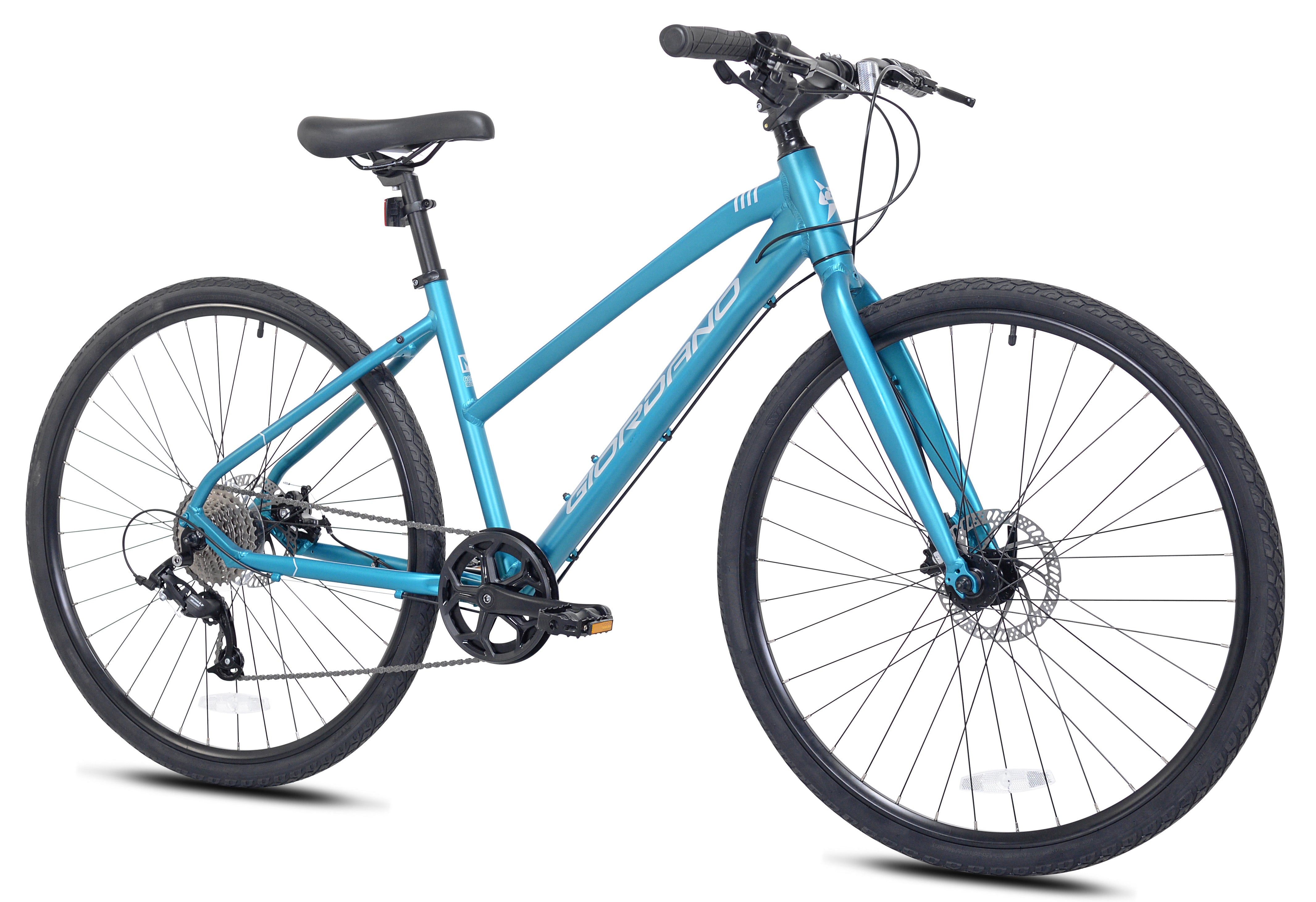700C Giordano H2 Hybrid Adult Bicycle, Medium Frame Fits Rider 5'3