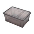 thumbnail image 4 of Caja de cría de reptiles, hábitat para eclosión, portátil y ligera, para animales Negro, 4 of 9