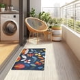 thumbnail image 4 of Yayeee Doormat for Indoor Entrance 32" x 20" Non Slippery Floor Rug, Art Flowers, 4 of 8