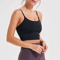thumbnail image 2 of PEASKJP Sports Bras for Women High Impact Sports Bras for Women Large Bust Push Up Bra, Black M, 2 of 5