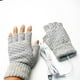 thumbnail image 4 of Guantes de cocina con calefacción USB, guantes de punto, cálidos para invierno, protección para las manos, guantes sin dedos fríos, medio dedo, 4 of 5