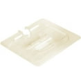thumbnail image 2 of Food Pan Lid 1/6 H-PanÃÂ® Handle Notched Amber, 2 of 3