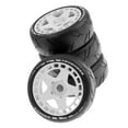 thumbnail image 4 of 4 llantas y áticos de buje 1/8 con bujes de 17 mm, áticos de repuesto para en funcionamiento Blanco Zulema neumáticos de coche rc, 4 of 7