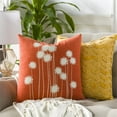 thumbnail image 4 of Surya Lachen LHN-010 20 x 20" Square Cotton Pillow Kit in Burnt Orange/Cream, 4 of 4