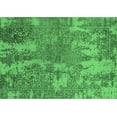 thumbnail image 1 of Ahgly Company Indoor Rectangle Oriental Emerald Green Industrial Area Rugs, 7' x 9', 1 of 4
