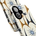 thumbnail image 2 of Retro Atomic Cat Phone Case, Mid-Century Modern Starburst Kitty Design, Vintage Aesthetic Protective Cover for iPhone 16 15 14 13 12 11 Pro Max Plus Mini, 2 of 6