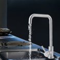 thumbnail image 2 of 304 Stainless Steel Faucet Kitchen Taps Lead-Free Single Handle Pull Down Sink Hot Cold Water Mixer Tap With Two Hoses, 2 of 13