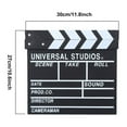 thumbnail image 2 of Seitruly Director Film Clapboard Escena de acción Clapper Board Película de madera Clap Slate Theatre Party Decoration Movie Clapper Board Accesorios para fotos negro L, 2 of 6