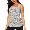 thumbnail image 2 of Haiem Fairy Floral Workout Tank Tops for Women, Athletic Sports Slim-Fit Tank Tops, Compression Sleeveless Dry Fit Shirts,Athletic Shirt-Small, 2 of 9