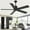 Vintage Gray/Black, variant on LANHAI XAUJX 52” Ceiling Fan with Remote Control, 6 Speeds, Reversible DC Motor, Indoor/Outdoor
