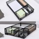 thumbnail image 4 of Methold Simplifique el marco de almacenamiento multicompartimento de la bandeja de metal resistente y de moda Carpetas de archivos A5 plateado, 4 of 6
