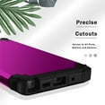 thumbnail image 4 of JTCASES for Samsung Galaxy Note 20 Case, Drop Resistant Corners, Wireless Charging, Heavy Duty Shockproof Hybrid Hard PC Bumper, Camera Protection, Skin-feel Anti-scratch Tough Cover, Purple, 4 of 9