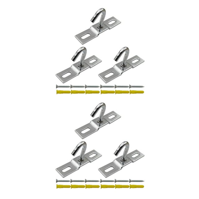 Riwesomey Colgador de lámpara con gancho para luz, cierre de linterna, suministros para el hogar, mano de obra, accesorios para el hogar de alta 80 mm 2piezas