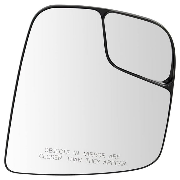 TRQ Exterior Door Mirror Glass Manual Spotter Glass RH for Nissan NV200 MGA04028