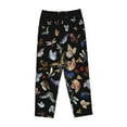 thumbnail image 4 of Daiia Butterfly1 Women's Sleep Pant with Pockets and Drawstring,Pajama Pants-Medium, 4 of 9