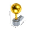 thumbnail image 2 of 1 Set Flagpole Pulley Metal Flagpole Pulley Replacement Flagpole Cap Flagpole Head and Pole Topper, 2 of 6