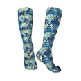 thumbnail image 4 of Balery Hawaiian Style Printed Novelty Socks Men's Women's Crew Socks Sports Socks Knee High Socks Cotton Socks Quirky and Cool Socks, 4 of 9
