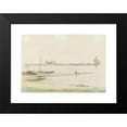 thumbnail image 2 of Louis Chantal 24x18 Black Modern Framed Museum Art Print Titled - Rhine Near Arnhem (1892), 2 of 5