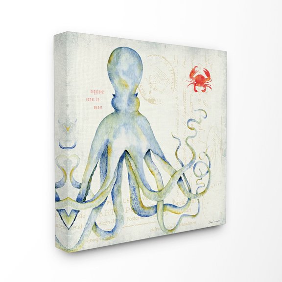 The Stupell Home Decor Collection Happiness Comes in Waves Wall Art