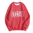 thumbnail image 4 of Arlun Womens Dance Sweatshirts Long Sleeve Crewneck Grandma Letter Print Sweatshirt Dancer Gifts Soft Comfortable Casual Graphic Dance Mom Pullover Tops Red XL, 4 of 4