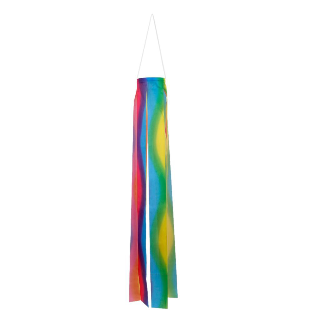 50cm Japanese Windsock Carp Flag Koi Nobori Sailfish Wind Streamer Rainbow 