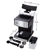Mr. Coffee New Cafe Barista Black & Silver Premium Espresso/Latte/Cappuccino Maker