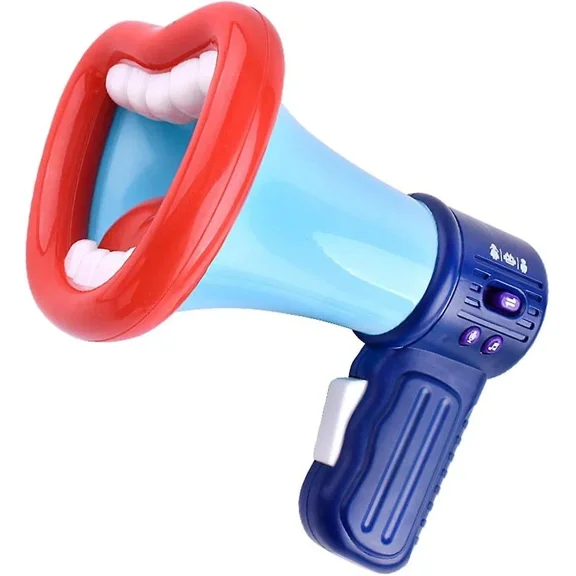 Mini Megaphone Children Funny Voice Speaker Bullhorn Funny Band Handheld Microphone