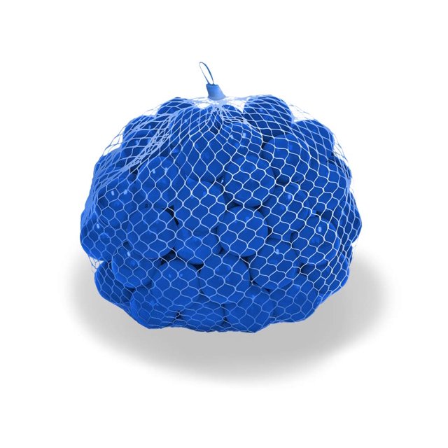 Upper Bounce® Crush Proof Plastic Trampoline Pit Balls 100 Pack - Blue