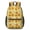 Baseballs and Gloves Yellow Pattern, variant on Baseballs Stars Black Pattern 17" Waterproof Oxford School Backpacks for Teens, S-Shape Padded Straps, for School, Travel, Hiking, Camping