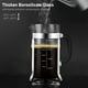 thumbnail image 2 of Cafetera de prensa francesa QUQIYSO 1L 304 de acero inoxidable, 2 of 6