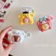 thumbnail image 3 of Helado Estereoscópico Sanrio Doraemon Conejo Oso + Gancho Funda Suave Transparente Compatible Para AirPods Pro AirPods3 3/2/1 Generación Auriculares Inalámbricos Bluetooth Blanda, 3 of 4