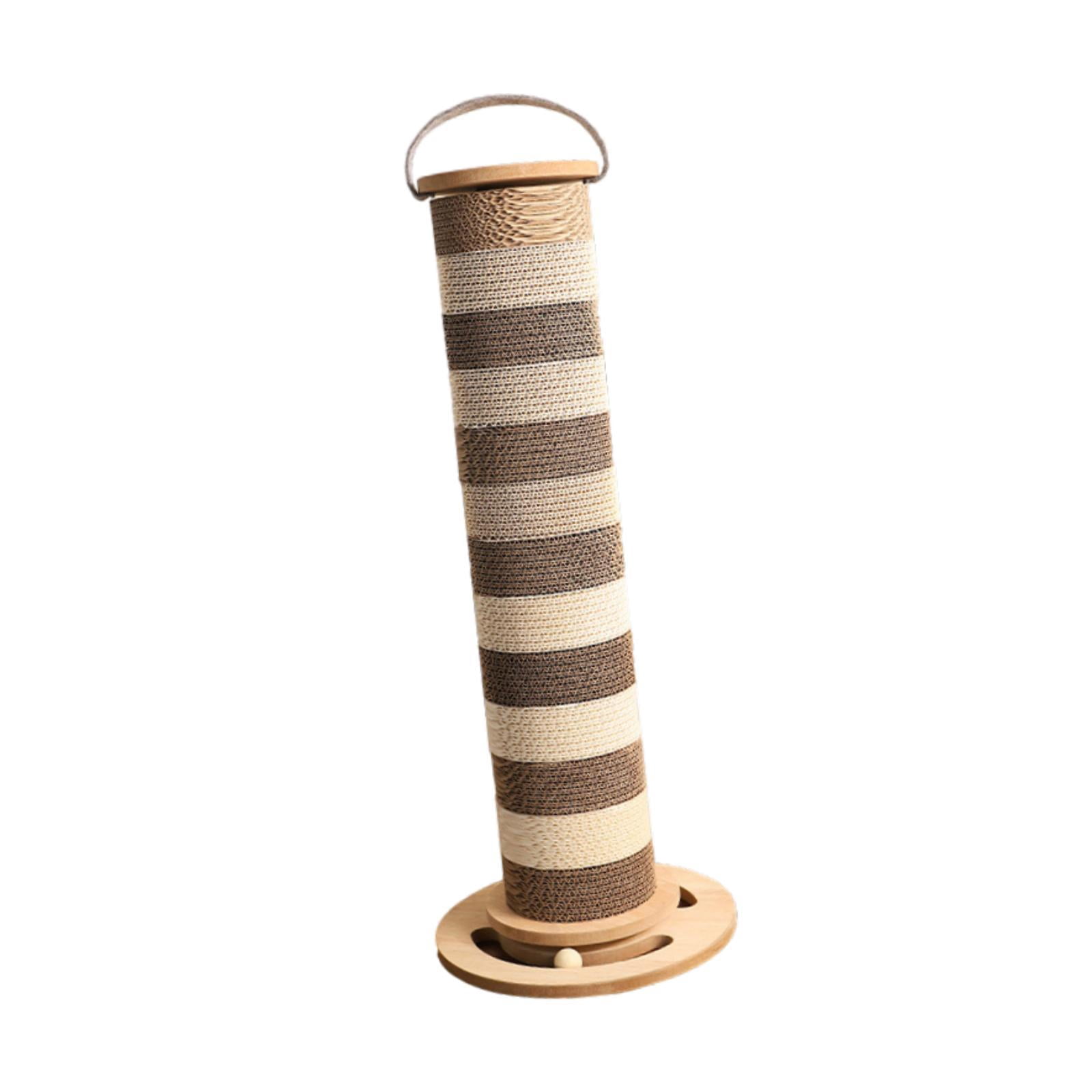 Bvdfgk Cat Scratching Posts Cat Scratch Pillar Vertical Scratcher Cat Supplies Toy with L