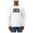thumbnail image 2 of Wild Bobby State of Ohio College Style Men Long Sleeve Shirt, 2 of 6