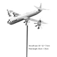 thumbnail image 4 of Molino de viento de avión de Metal, Spinners de viento, decoraciones de jardín al aire libre, 2 uds. Likrtyny  Para estrenar, 4 of 7
