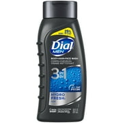 Dial Men 3in1 Body, Hair and Face Wash, Hydro Fresh, 20 fl oz