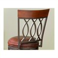 thumbnail image 3 of American Heritage Bella Bar Stool in Pepper-30 Inches, 3 of 4