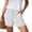 White, variant on Elvqul Shorts for Women Drawstring Pull-On Elastic Waistband Casual Short Lounge Holiday Beach Summer Juniors Short Pants Plain