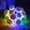 Multicolor, variant on Metal Ball String Lights, 10m 100LED Metal Grobe String Light Fairy Lights Battery with 8 Mode for Christmas Home Party