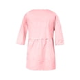 thumbnail image 5 of NAFUU Ladies Blouse Solid Color Casual Point Sleeve Lace V-Neck Pullover Relaxed Fit Vacation Blouses For Women, 5 of 5