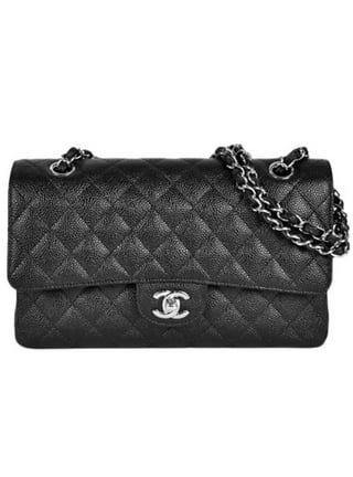 silver and black chanel bag authentic