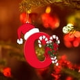 thumbnail image 5 of Taotanxi 26 Letter Ornaments Christmas Tree Decoration Personalized Christmas Letter Christmas Tree Hanging Pendant Xmas Alphabet Letters for Christmas Tree DIY Craft Christmas Ornaments (O), 5 of 6