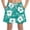 Multicolor, variant on Boys Quick Dry Tropical Floral Shorts with Pockets Elastic Waistband Stretch Multicolor Hibiscus Palm Leaf Summer Beach Youth Size 4-15,Size 6-7T