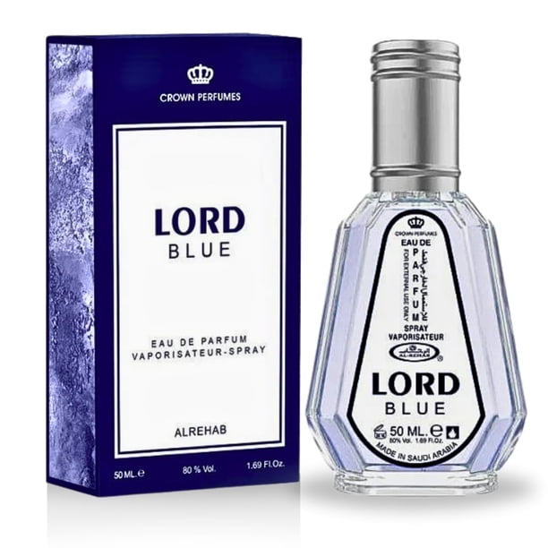 Perfume Al-Rehab Lord Blue Eau De Parfum, 50 ml, para hombre y mujer
