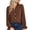 Coffee, variant on My Items Shirts for Women Women's Long Sleeve Shirts Women Tops V Neck Long Sleeve Shirts Fashion Casual Versatile Shirts L
