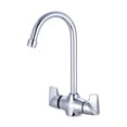 thumbnail image 2 of Central Brass  Two Handle Bar/Pantry Faucet, 5-1/8" Gooseneck Rigid Spout, - Chrome, 2 of 2